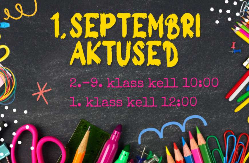 1. septembri aktused
